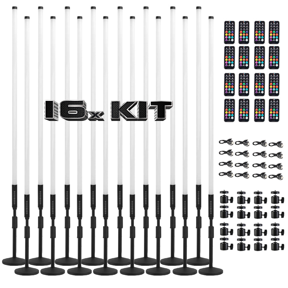 RGBW Sound-Reactive Tubes Kit