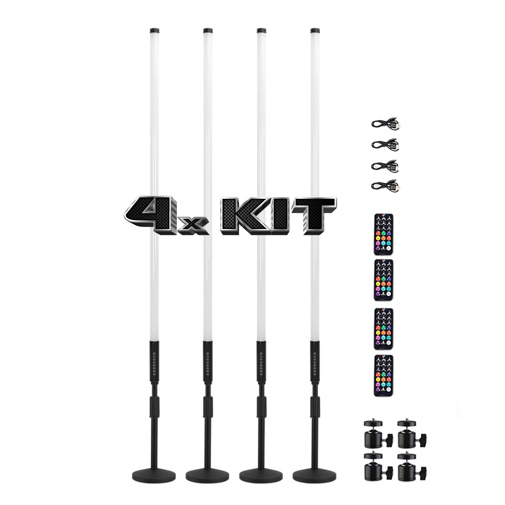 RGBW Sound-Reactive Tubes Kit