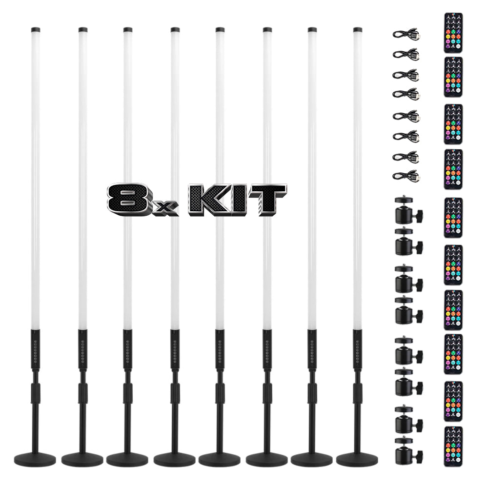 RGBW Sound-Reactive Tubes Kit