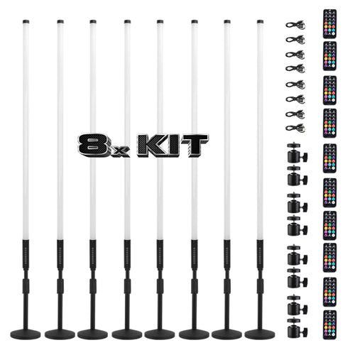 RGBW Sound-Reactive Tubes Kit